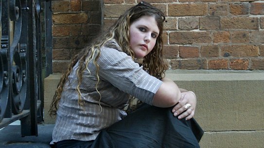 Tegan Wagner, pictured in 2006, during the trial of the Pakistani gang rapist brothers.