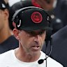 49ers head coach Kyle Shanahan isn’t too pleased about the long haul for the first NFL match at the MCG.