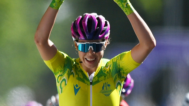 Baker secures third gold as women rule the roads