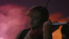 The Australian Chamber Orchestra, with director Richard Tognetti and principal violin Satu Vanska, in performance film Tabula Rasa.