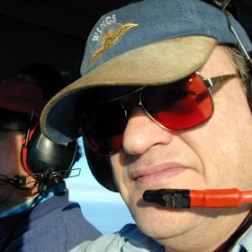 Pilot Greg Ackman died after the light plane he was flying crash-landed shortly after take-off.