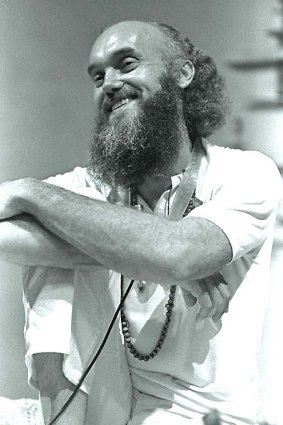 Ram Dass' robes gave way to cardigans and more common Western attire in his later years.