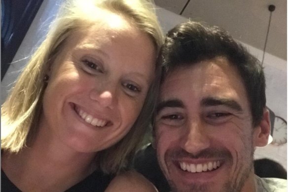 Alyssa Healy and Mitch Starc have just completed another dose of quarantine together.