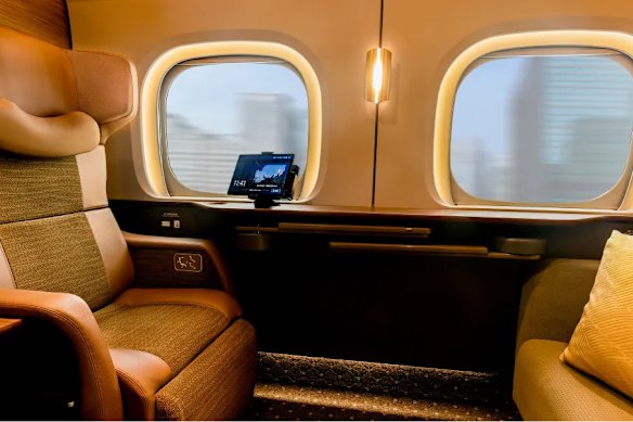 The new cabins are a step up from the existing premium option.