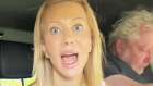 Billionaire Richard White’s girlfriend Zena Nasser singing “Money, Money, Money” in a video posted to TikTok.