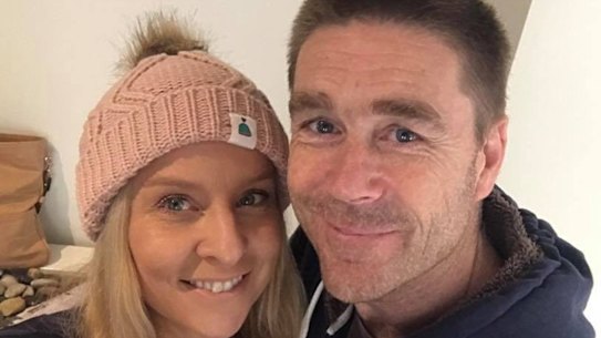 Australian firefighter Troy Thornton, pictured with his wife Christine, died in a Swiss euthanasia clinic. 