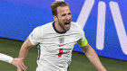 Phil Foden (left) and Harry Kane celebrate the latter’s decisive goal at Wembley.