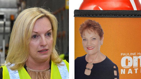 Australia Post chief executive Christine Holgate intervened to get Pauline Hanson stubby holders distributed to residents in one of Melbourne's locked down public housing towers. 