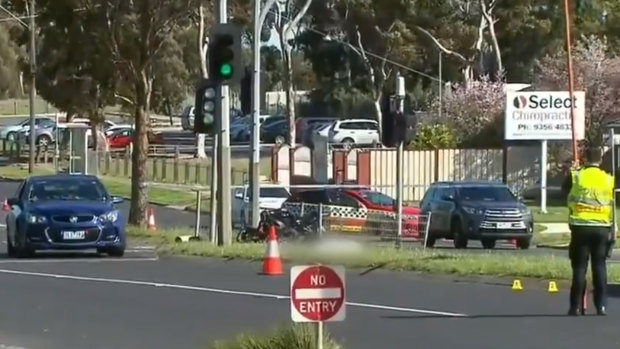 A motorcyclist has died after fleeing from police in Kings Park.