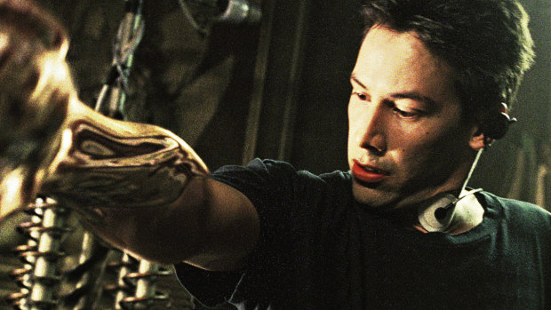 Big hit: Keanu Reeves in The Matrix.
