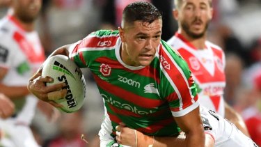 Braidon Burns is the heir-apparent to Greg Inglis' No.3 jumper at South Sydney. 