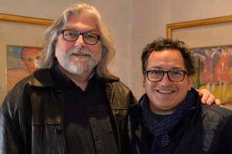 “Can you imagine making, on average, 15 films per decade?“: Frans Vandenburg (left) and Claude Gonzalez, who directed the documentary John Farrow - Hollywood’s Man In The Shadows.