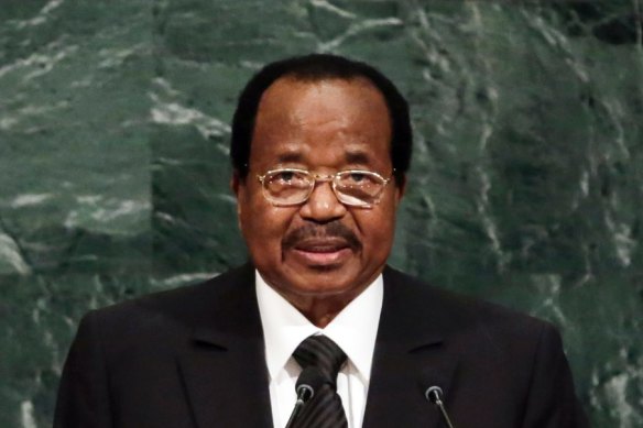 Cameroon President Paul Biya.