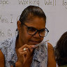 Judy McGuinness of the Yes I Can Campaign runs an adult literacy class in Airds, NSW, in 2019.