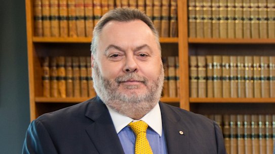 Barrister Stuart Wood AM KC.