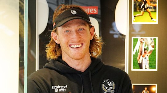 Nathan Murphy hopes to cap his career-best season with a Collingwood premiership on Saturday.