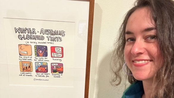 Cartoonist Jess Harwood.