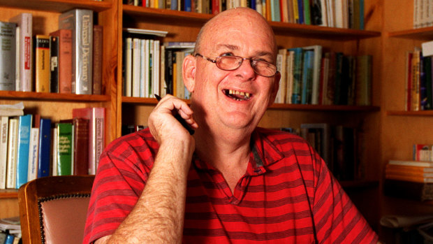 Les Murray at home in Bunyah in 1996.