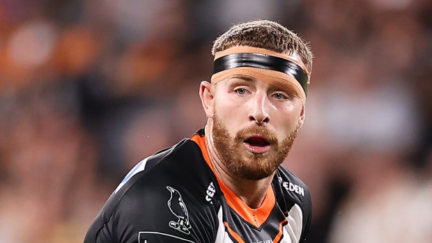 Jackson Hastings is happy to become the Wests Tigers’ new “punching bag”.