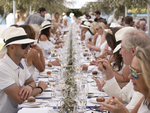 It’s been a long time between drinks: Paspaley’s White Luncheon in 2019.