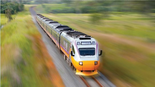 The federal government has pledged to creating a fast rail link between Melbourne and Geelong. 