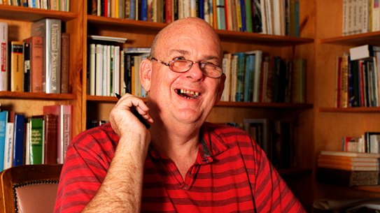 Les Murray at home in Bunyah in 1996.