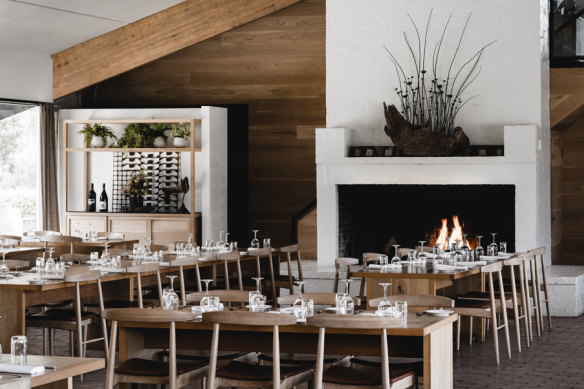 The Muse restaurant at Mitchelton winery. 