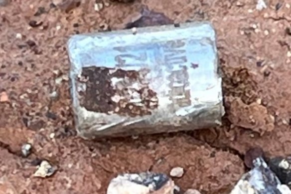 The tiny radioactive capsule was run over but its ceramic casing was not damaged.