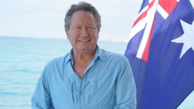 Andrew Forrest has been lobbying crossbenchers to vote with Labor and the Greens.