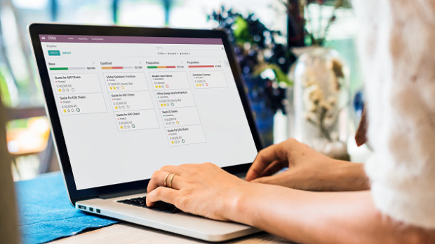Odoo's solution aims to streamline business processes digitally.