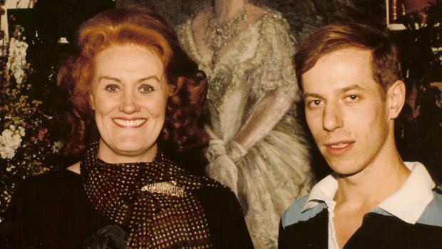 Michael Stennett with Dame Joan Sutherland.