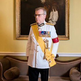 Major David Rankin-Hunt, aka official protocol adviser on The Crown.