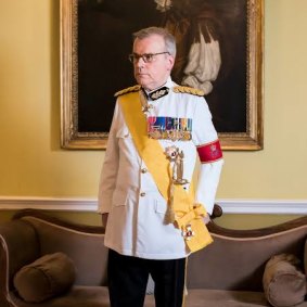Major David Rankin-Hunt, aka official protocol adviser on The Crown.