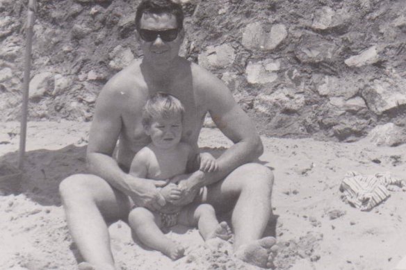 Noel Ford, pictured with his son, before he disappeared.