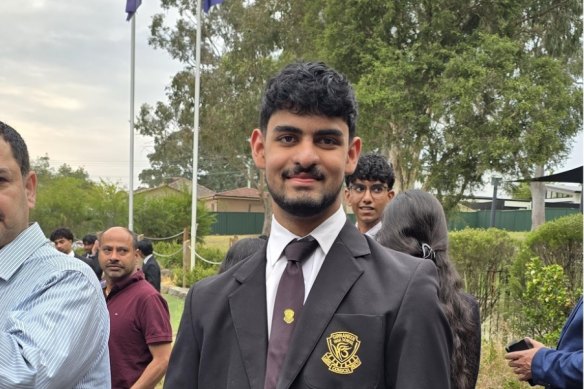 Girraween High School student Jashan Jagal achieved a 99.85 ATAR and plans to study actuaries and computer science at the University of NSW. 