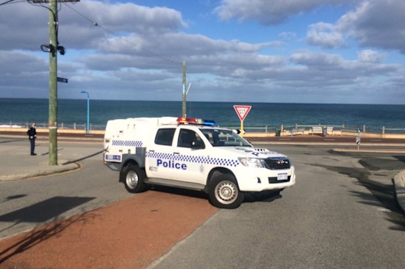 The incident occurred at Trigg beach.