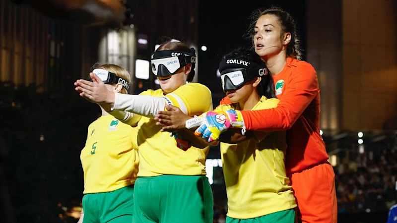 ‘I’m in awe of the girls’: Ex-Matilda makes her greatest save yet for Australia’s blind football team