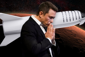 Elon Musk might have to dream bigger to make his Mars dream a reality.