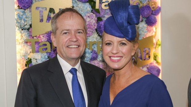 Bill Shorten - with wife Chloe at the Melbourne Cup - seems unlikely to tolerate being cast as a scapegoat into the desert.