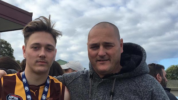 Aidan Becker died at Mernda train station after trying to help a schoolboy.