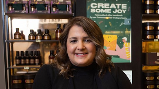 The Body Shop’s Brand and Activism director Shannon Chrisp .