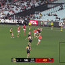 Richmond’s Tom Lynch was put on report for this hit on Jordon Butts.