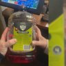 Marcus Lemin, the girls’ father, claimed a citronella-based insecticide was handed to him from the drinks fridge. (Nine)
