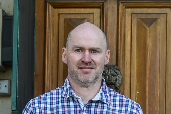 Fitzroy Community School principal Tim Berryman on Monday.