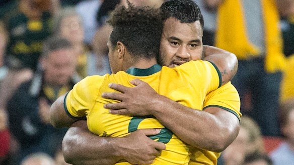 Speaking out: Reds Taniela Tupou voiced his support for players expressing Christian beliefs.