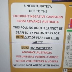 Independent candidate Buzz Billman said he would pull his volunteers from booths.