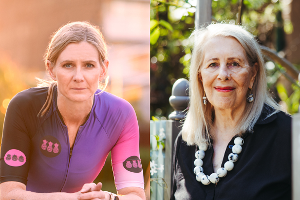 Financial planner and domestic violence survivor Amanda Thompson and domestic violence researcher Anne Summers.