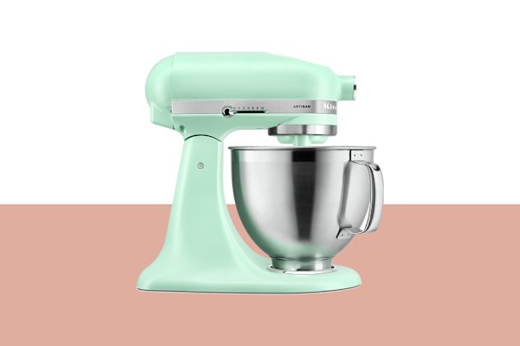 KitchenAid “Artisan Tilt-Head Stand Mixer”.