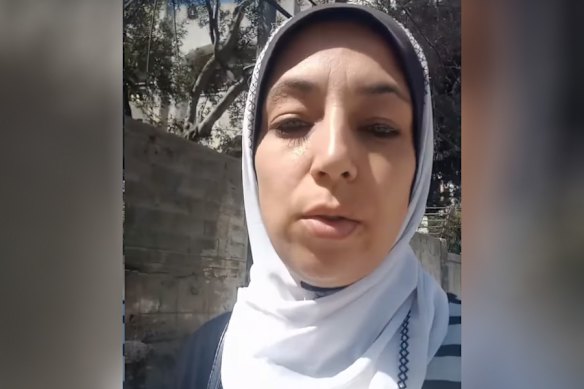 Palestinian cookbook author Mona Zahed. 