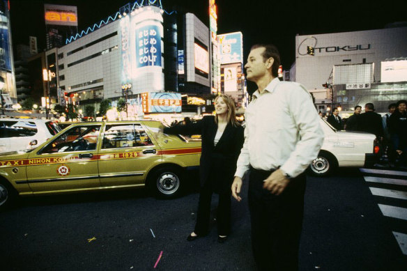 Scarlett Johansson and Bill Murray in Lost In Translation: nearly 20 years on, the ‘romance’ element in the Oscar-winning screenplay hits a different note.